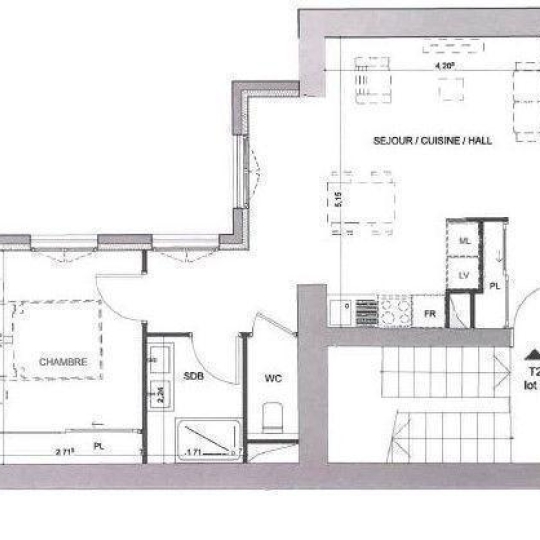  Annonces CALUIRE : Appartement | LYON (69005) | 45 m2 | 273 000 € 