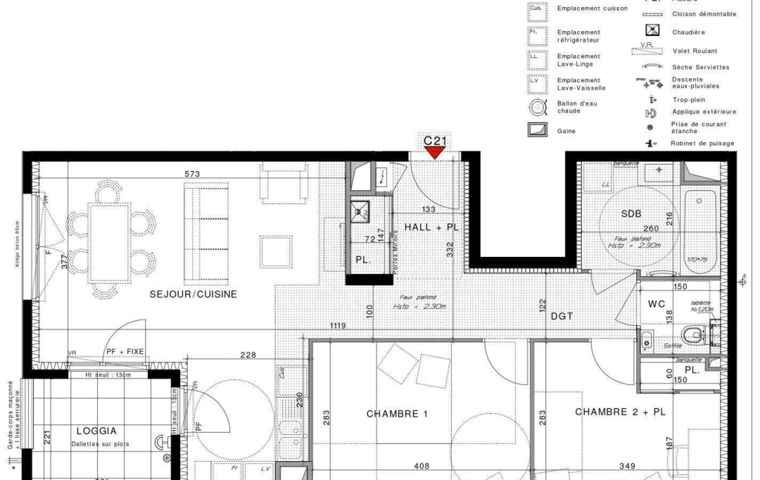 Annonces CALUIRE : Appartement | CHASSIEU (69680) | 65 m2 | 305 000 € 