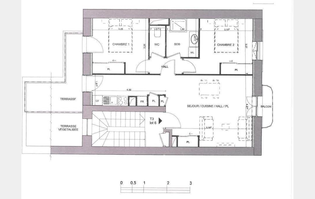 Annonces CALUIRE : Appartement | LYON (69005) | 57 m2 | 390 000 € 