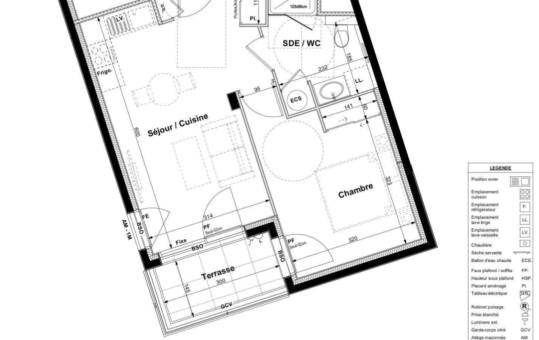 Annonces CALUIRE : Appartement | LYON (69003) | 41 m2 | 320 000 € 