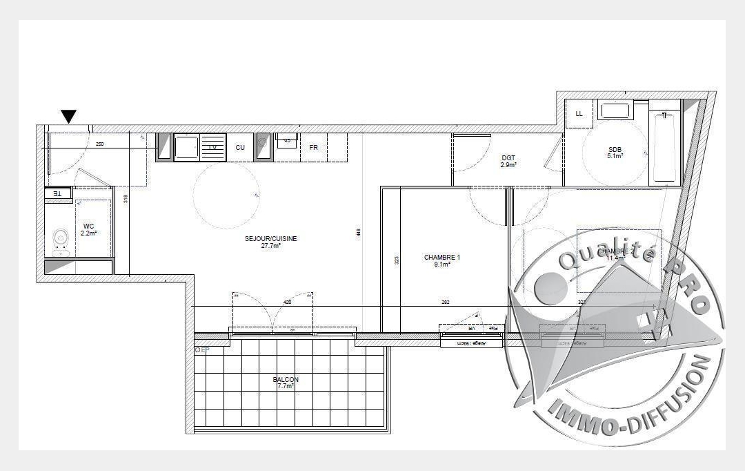 Annonces CALUIRE : Appartement | ECULLY (69130) | 58 m2 | 314 000 € 