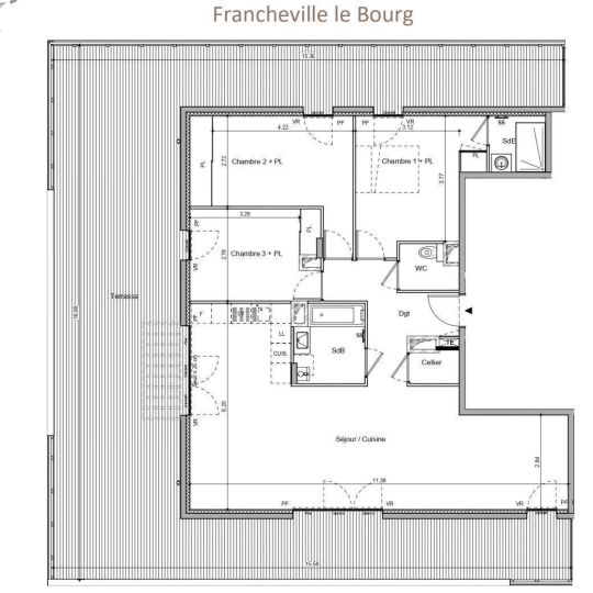  Annonces CALUIRE : Appartement | FRANCHEVILLE (69340) | 105 m2 | 785 000 € 